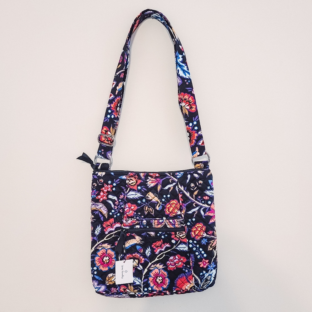 NWT Vera Bradley Floral Shoulder Handbag